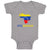 Baby Clothes Little Venezuelan Countries Baby Bodysuits Boy & Girl Cotton