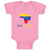 Baby Clothes Little Venezuelan Countries Baby Bodysuits Boy & Girl Cotton