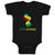 Baby Clothes Little Guyanese Countries Baby Bodysuits Boy & Girl Cotton
