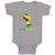Baby Clothes Little Guyanese Countries Baby Bodysuits Boy & Girl Cotton