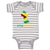 Baby Clothes Little Guyanese Countries Baby Bodysuits Boy & Girl Cotton