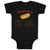 Baby Clothes Chicago Style Image of A Hot Dog Funny Humor Baby Bodysuits Cotton