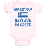 You Bet Your Baklava I'M Greek Funny Humor
