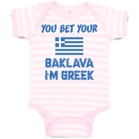 You Bet Your Baklava I'M Greek Funny Humor