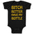 Baby Clothes Bitch Better Have My Bottle Funny Humor A Baby Bodysuits Cotton