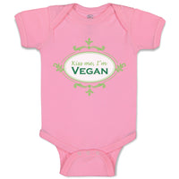 Baby Clothes Kiss Me I'M Vegan Funny Humor Baby Bodysuits Boy & Girl Cotton