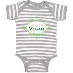 Baby Clothes Kiss Me I'M Vegan Funny Humor Baby Bodysuits Boy & Girl Cotton