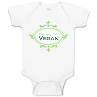 Baby Clothes Kiss Me I'M Vegan Funny Humor Baby Bodysuits Boy & Girl Cotton