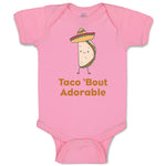 Baby Clothes Taco 'Bout Adorable Funny Humor Baby Bodysuits Boy & Girl Cotton