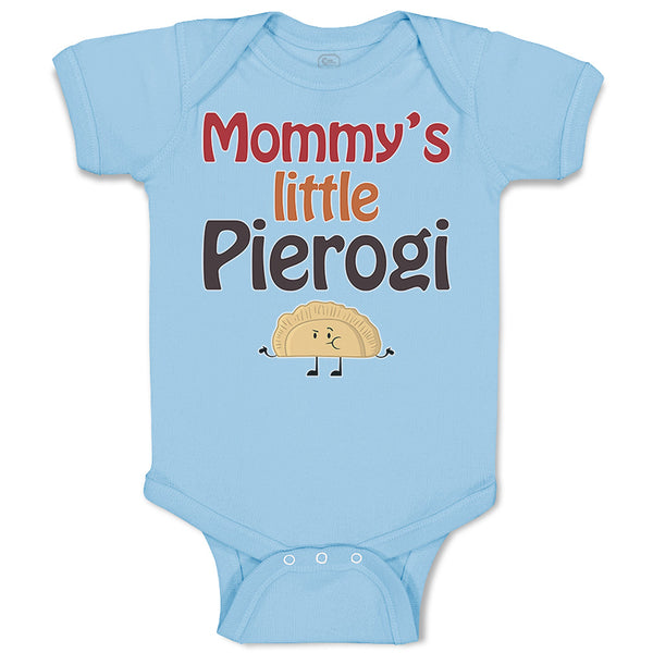 Baby Clothes Mommy's Little Pierogi Polish Funny Humor Baby Bodysuits Cotton