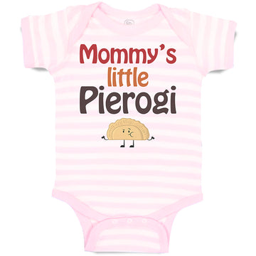 Baby Clothes Mommy's Little Pierogi Polish Funny Humor Baby Bodysuits Cotton