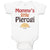 Baby Clothes Mommy's Little Pierogi Polish Funny Humor Baby Bodysuits Cotton