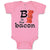 Baby Clothes B Is for Bacon Lover Funny Baby Bodysuits Boy & Girl Cotton