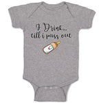 Baby Clothes I Drink till I Pass out Baby Bodysuits Boy & Girl Cotton