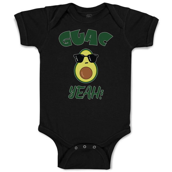 Baby Clothes Guac Yeah! Baby Bodysuits Boy & Girl Newborn Clothes Cotton