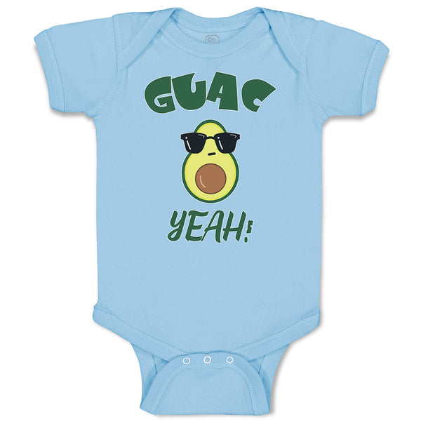 Baby Clothes Guac Yeah! Baby Bodysuits Boy & Girl Newborn Clothes Cotton