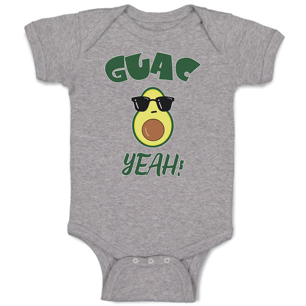 Baby Clothes Guac Yeah! Baby Bodysuits Boy & Girl Newborn Clothes Cotton