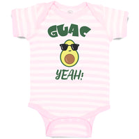 Baby Clothes Guac Yeah! Baby Bodysuits Boy & Girl Newborn Clothes Cotton