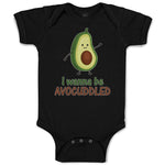 Baby Clothes I Wanna Be Avocuddled Baby Bodysuits Boy & Girl Cotton