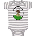 Baby Clothes Mushroom Saying I'M Fun-Guy Baby Bodysuits Boy & Girl Cotton
