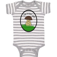Baby Clothes Mushroom Saying I'M Fun-Guy Baby Bodysuits Boy & Girl Cotton