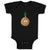 Baby Clothes Onion with Face A Food & Beverage Vegetables Baby Bodysuits Cotton