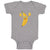 Baby Clothes Banana with Hands and Face Food & Beverage Fruit Baby Bodysuits