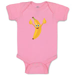 Baby Clothes Banana with Hands and Face Food & Beverage Fruit Baby Bodysuits