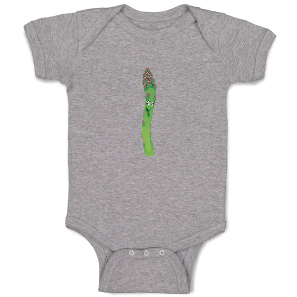 Baby Clothes Asparagus with Face Food & Beverage Vegetables Baby Bodysuits