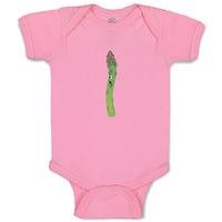 Baby Clothes Asparagus with Face Food & Beverage Vegetables Baby Bodysuits