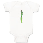 Baby Clothes Asparagus with Face Food & Beverage Vegetables Baby Bodysuits