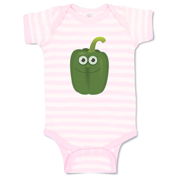 Baby Clothes Bell Pepper Food & Beverage Vegetables Baby Bodysuits Cotton