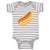 Baby Clothes Hot Dog Food and Beverages Meats Baby Bodysuits Boy & Girl Cotton
