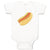 Baby Clothes Hot Dog Food and Beverages Meats Baby Bodysuits Boy & Girl Cotton