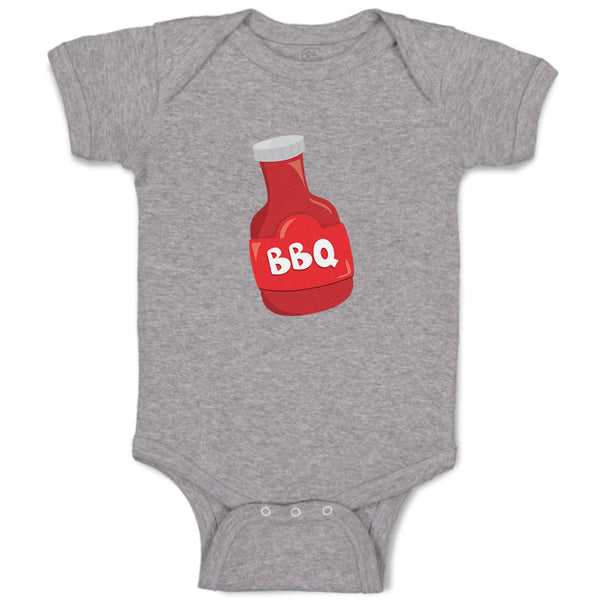 Baby Clothes Bbq Sauce Food and Beverages Condiments Baby Bodysuits Cotton