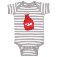 Baby Clothes Bbq Sauce Food and Beverages Condiments Baby Bodysuits Cotton