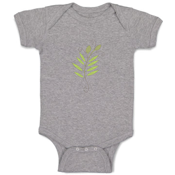 Baby Clothes Olive Branch 2 Food and Beverages Herbs Baby Bodysuits Cotton