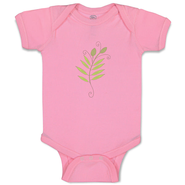 Baby Clothes Olive Branch 2 Food and Beverages Herbs Baby Bodysuits Cotton
