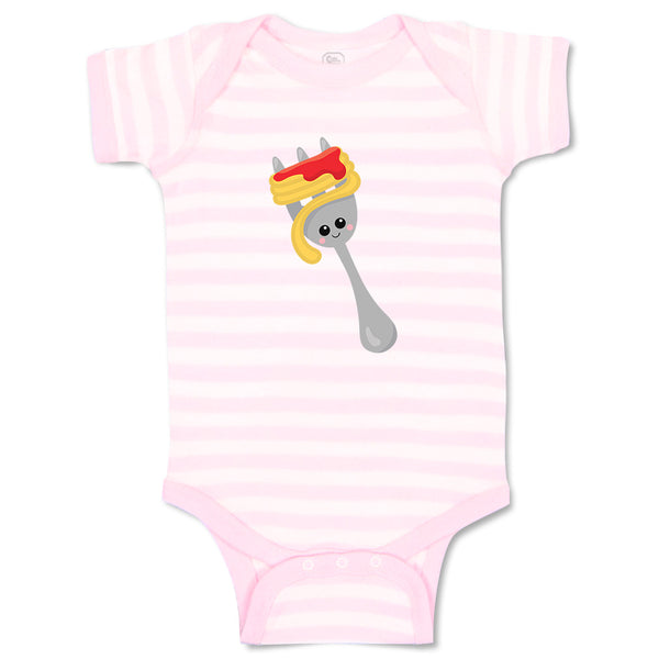 Baby Clothes Pasta Food and Beverages Pasta Baby Bodysuits Boy & Girl Cotton