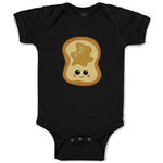 Baby Clothes Peanut Butter Toast Food and Beverages Bread Baby Bodysuits Cotton
