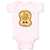 Baby Clothes Peanut Butter Toast Food and Beverages Bread Baby Bodysuits Cotton