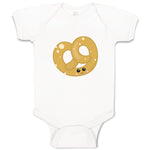 Baby Clothes Pretzel Food and Beverages Bread Baby Bodysuits Boy & Girl Cotton