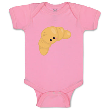 Baby Clothes Croissant A Food and Beverages Bread Baby Bodysuits Cotton