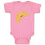 Baby Clothes Croissant A Food and Beverages Bread Baby Bodysuits Cotton