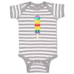 Baby Clothes Rainbow Popsicle Eyes Food and Beverages Desserts Baby Bodysuits