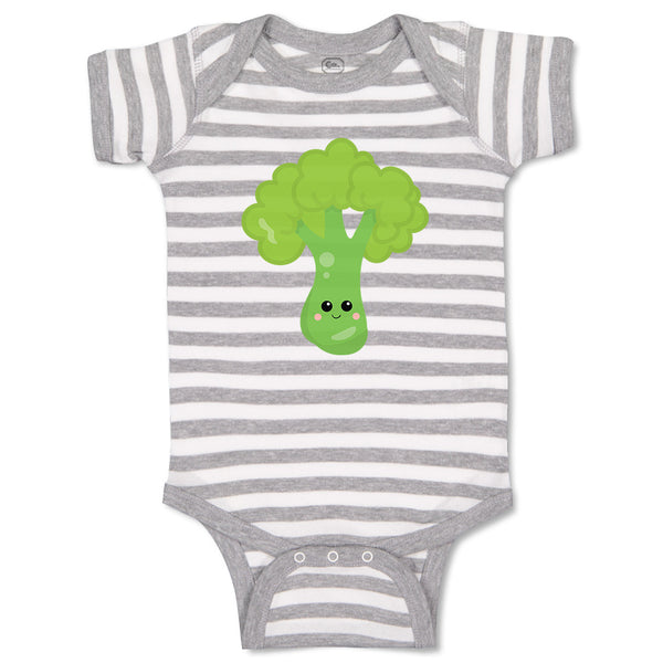 Baby Clothes Broccoli Food and Beverages Vegetables Baby Bodysuits Cotton