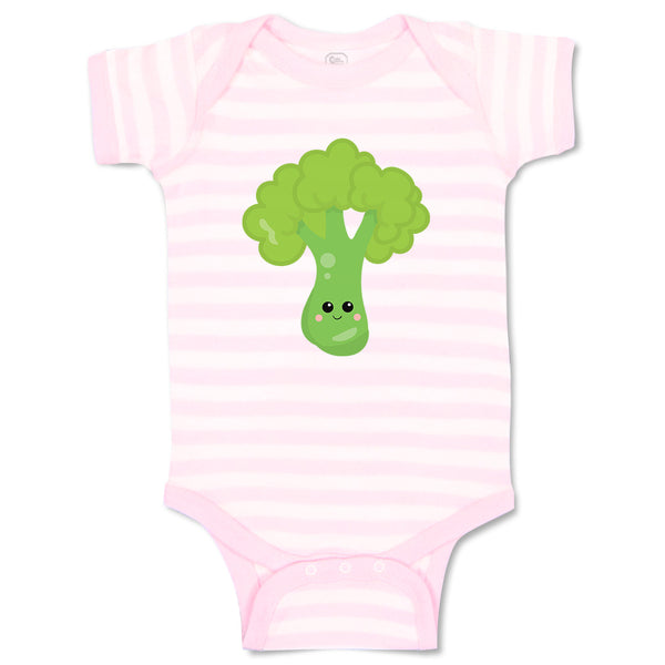 Baby Clothes Broccoli Food and Beverages Vegetables Baby Bodysuits Cotton