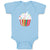 Baby Clothes Rainbow Cupcake Food and Beverages Desserts Baby Bodysuits Cotton