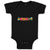 Baby Clothes Rainbow Candy Food and Beverages Desserts Baby Bodysuits Cotton