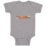 Baby Clothes Rainbow Candy Food and Beverages Desserts Baby Bodysuits Cotton